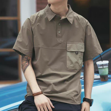 Aero Utility Pocket Polo T-Shirt