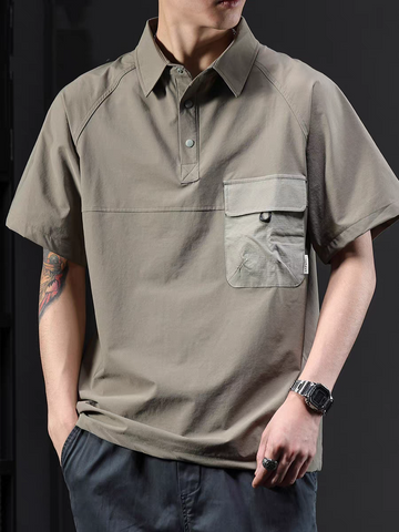 Aero Utility Pocket Polo T-Shirt