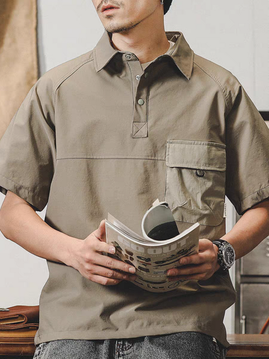 Aero Utility Pocket Polo T-Shirt