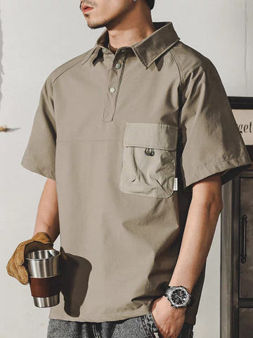 Aero Utility Pocket Polo T-Shirt