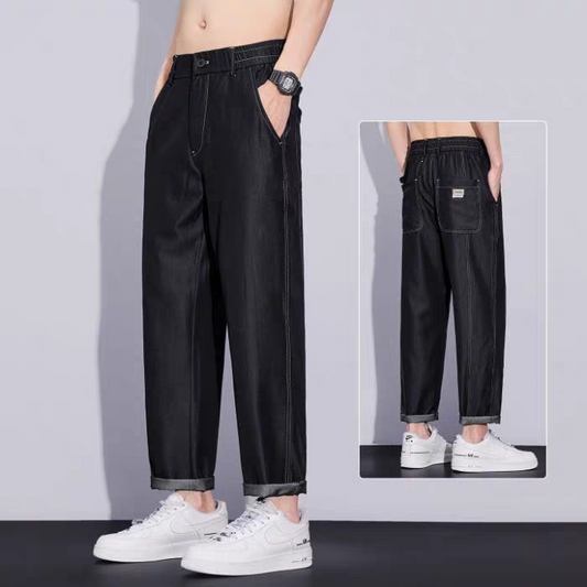 Eclipse Flow Relaxed Luxe Denim Trouser Pant