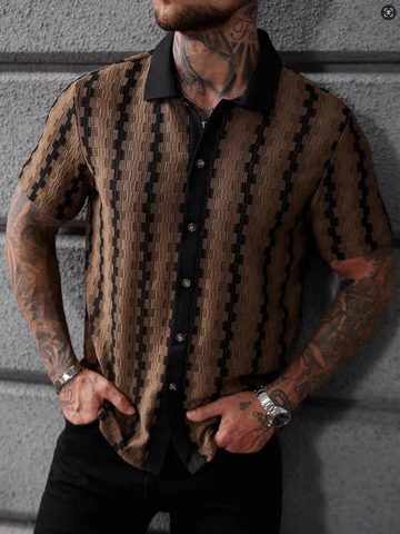 Monochrome Pulse Weave Shirt