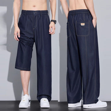Eclipse Flow Relaxed Luxe Denim Trouser Pant