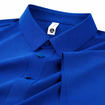 Azure Drift Seamless Polo