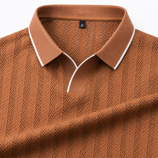 Ember Weave Crest Polo