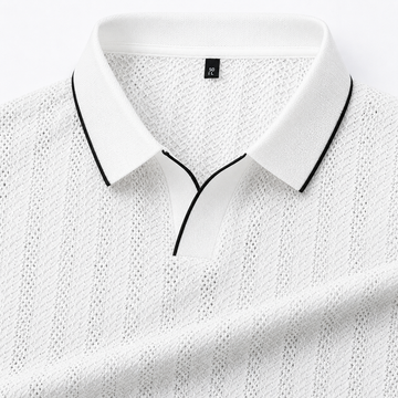 Ember Weave Crest Polo