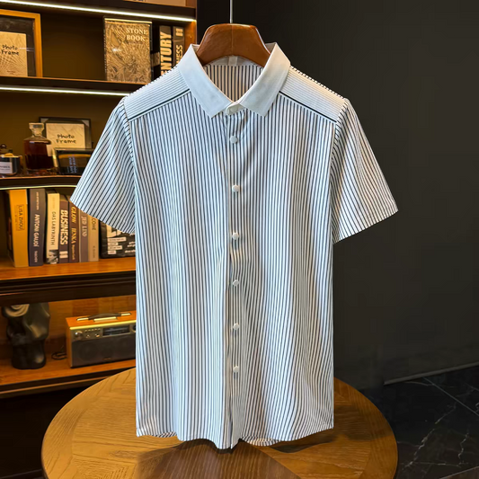 Arvento Pinstripe Panel Shirt
