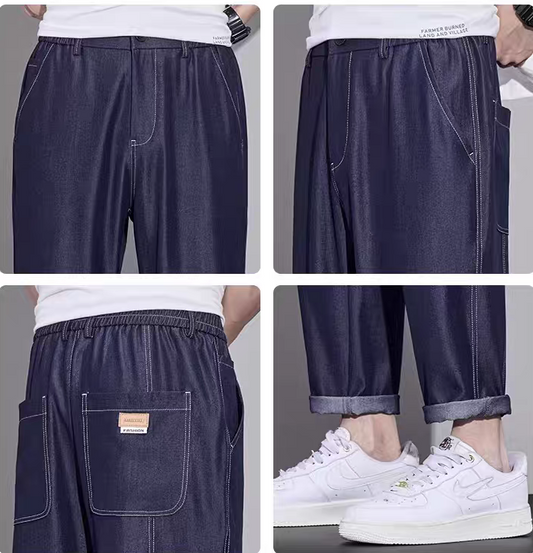 Eclipse Flow Relaxed Luxe Denim Trouser Pant